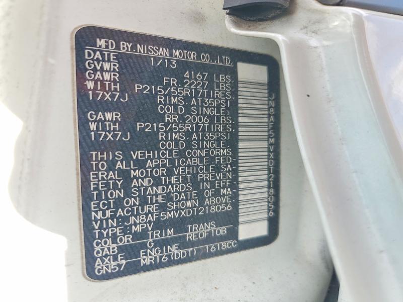 Продажа на аукционе авто 2013 Nissan Juke, vin: JN8AF5MVXDT218056, номер лота: 60052456