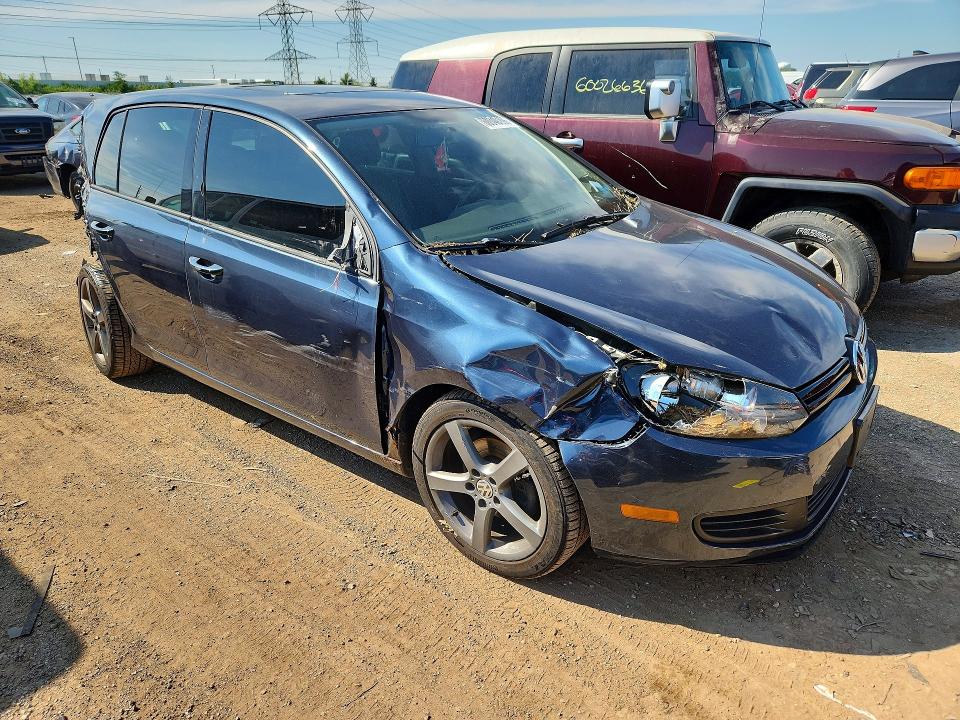 60049196 :رقم المزاد ، WVWDA7AJ7CW257088 vin ، 2012 Volkswagen Golf مزاد بيع