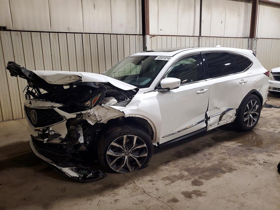 63491016 :رقم المزاد ، 5J8YE1H45NL038347 vin ، 2022 Acura Mdx مزاد بيع