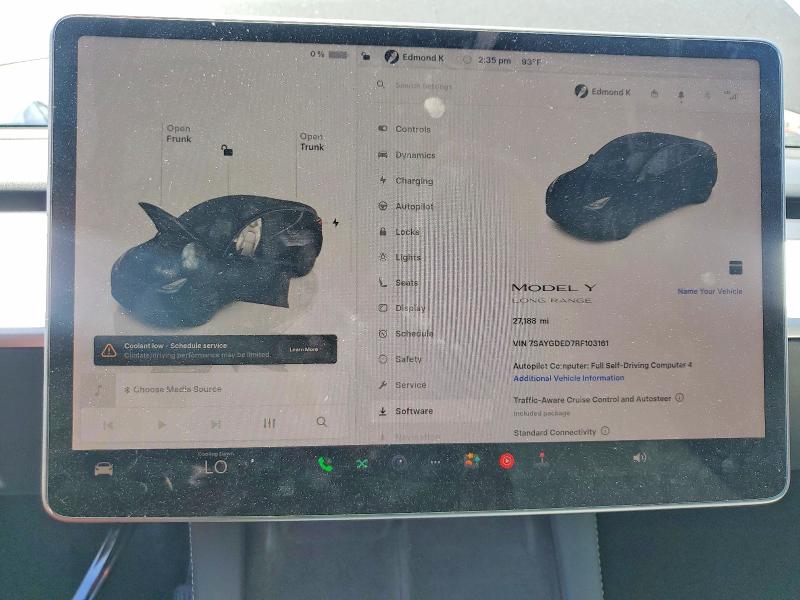 59714636 :رقم المزاد ، 7SAYGDED7RF103161 vin ، 2024 Tesla Model Y مزاد بيع