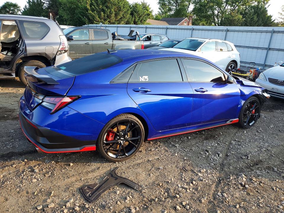 61140016 :رقم المزاد ، KMHLW4DK2SU025116 vin ، 2025 Hyundai Elantra N مزاد بيع