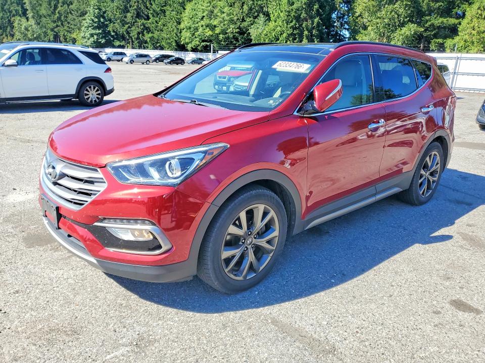 Продажа на аукционе авто 2018 Hyundai Santa Fe Sport, vin: 5XYZWDLA4JG519338, номер лота: 62334766