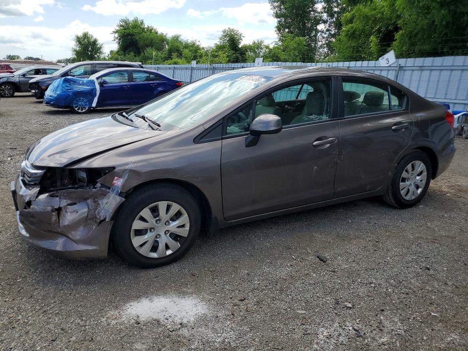 61765466 :رقم المزاد ، 2HGFB2F46CH031202 vin ، 2012 Honda Civic مزاد بيع