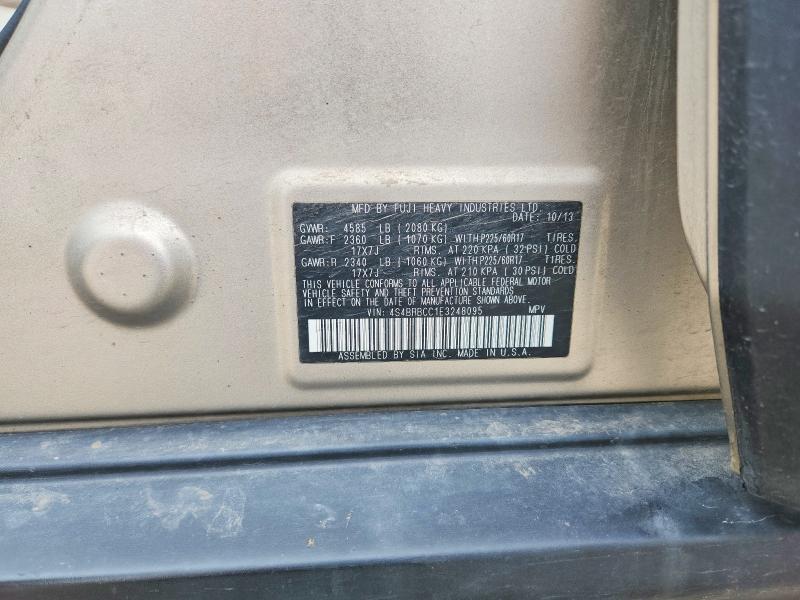 61008216 :رقم المزاد ، 4S4BRBCC1E3248095 vin ، 2014 Subaru Outback مزاد بيع