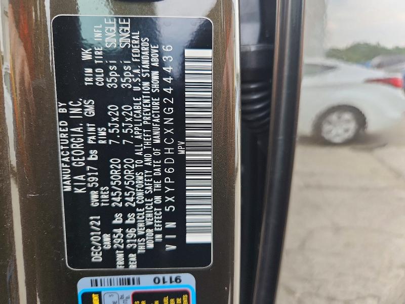 Aukcja sprzedaży 2022 Kia Telluride, vin: 5XYP6DHCXNG244436, numer aukcji: 60202696