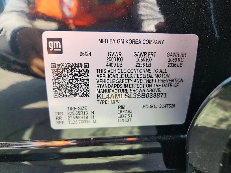 61638706 :رقم المزاد ، KL4AMESL3SB038871 vin ، 2025 Buick Encore Gx مزاد بيع