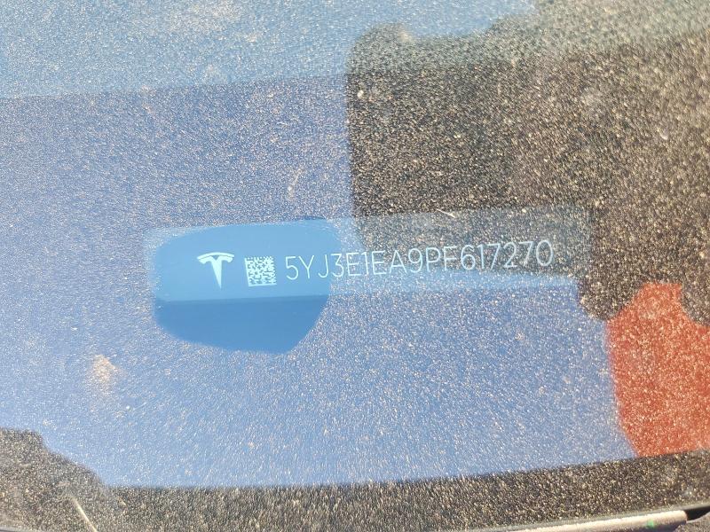 62106536 :رقم المزاد ، 5YJ3E1EA9PF617270 vin ، 2023 Tesla Mdl 3 مزاد بيع