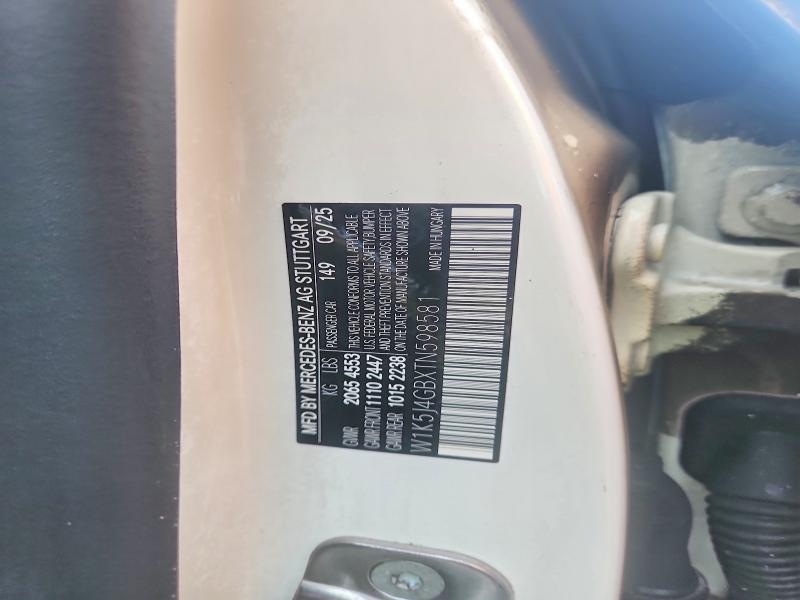 2026 Mercedes-benz Cla მანქანა იყიდება აუქციონზე, vin: W1K5J4GBXTN598581, აუქციონის ნომერი: 60355936