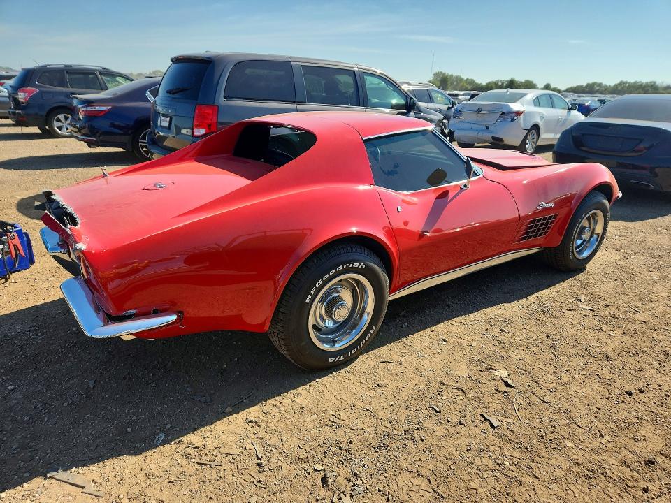 Aukcja sprzedaży 1972 Chevrolet Corvette, vin: 1Z37W2S526742, numer aukcji: 63120846