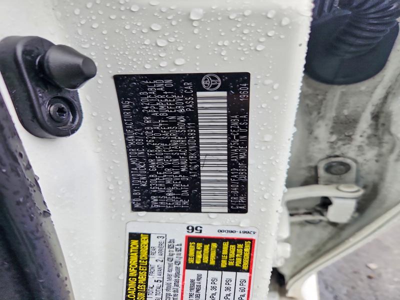 2022 Toyota Camry მანქანა იყიდება აუქციონზე, vin: 4T1C11BK1NU048911, აუქციონის ნომერი: 61618966