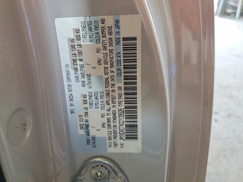Продаж на аукціоні авто 2016 Mazda Mx-5 Miata, vin: JM1NDAD74G0108526, номер лоту: 59665626