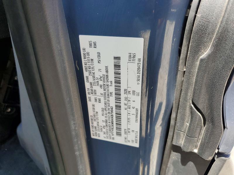 62491966 :رقم المزاد ، 1FTYR3XM8KKB79043 vin ، 2019 Ford Transit مزاد بيع