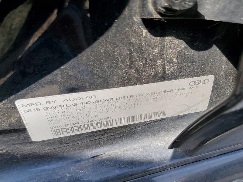 Продажа на аукционе авто 2016 Audi A4, vin: WAUBFAFL2GN003295, номер лота: 61083326