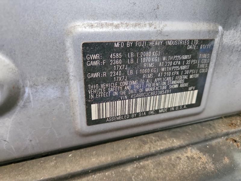 Продаж на аукціоні авто 2011 Subaru Outback, vin: 4S4BRCJC8B3385491, номер лоту: 62156346