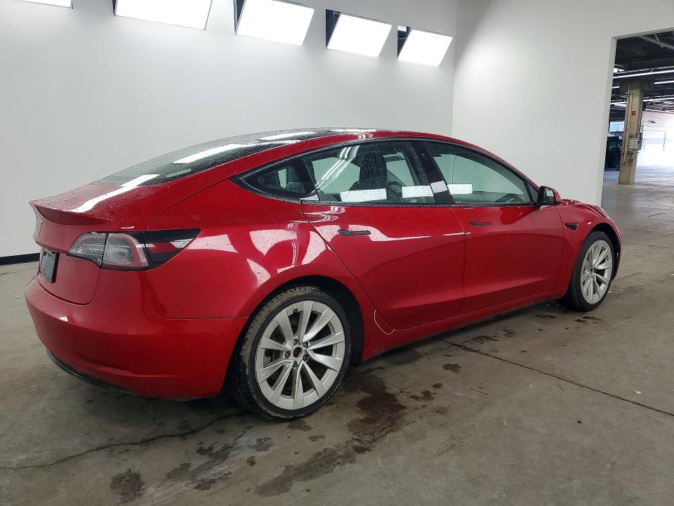 Продаж на аукціоні авто 2022 Tesla Model 3, vin: 5YJ3E1EA6NF304240, номер лоту: 61013306