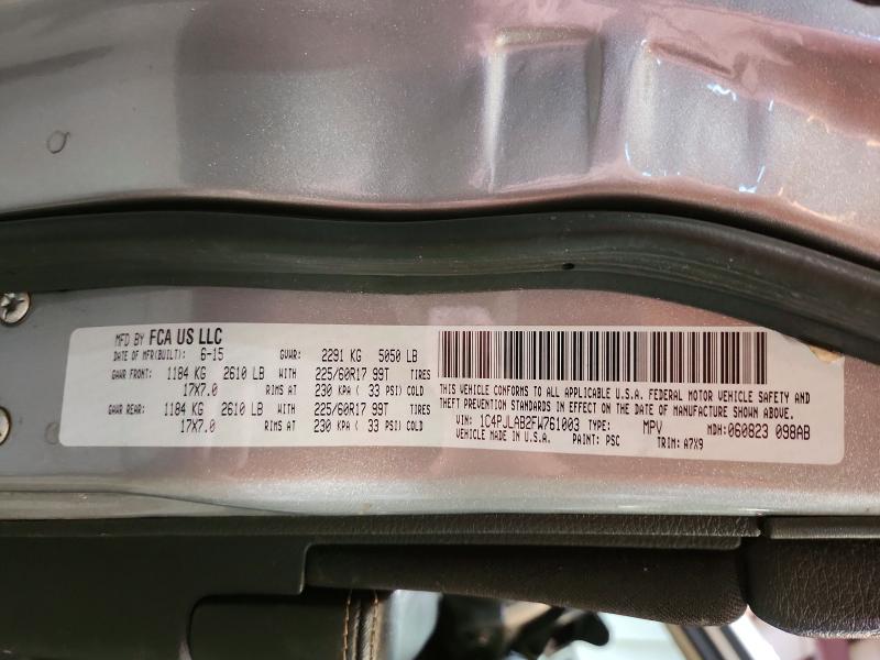 Продажа на аукционе авто 2015 Jeep Cherokee, vin: 1C4PJLAB2FW761003, номер лота: 62614626