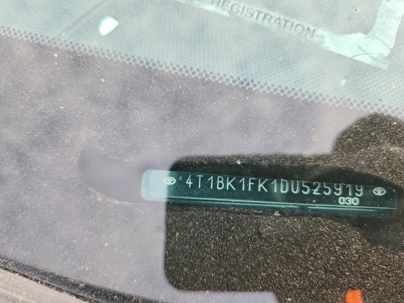 Продажа на аукционе авто 2013 Toyota Camry, vin: 4T1BK1FK1DU525919, номер лота: 60770346