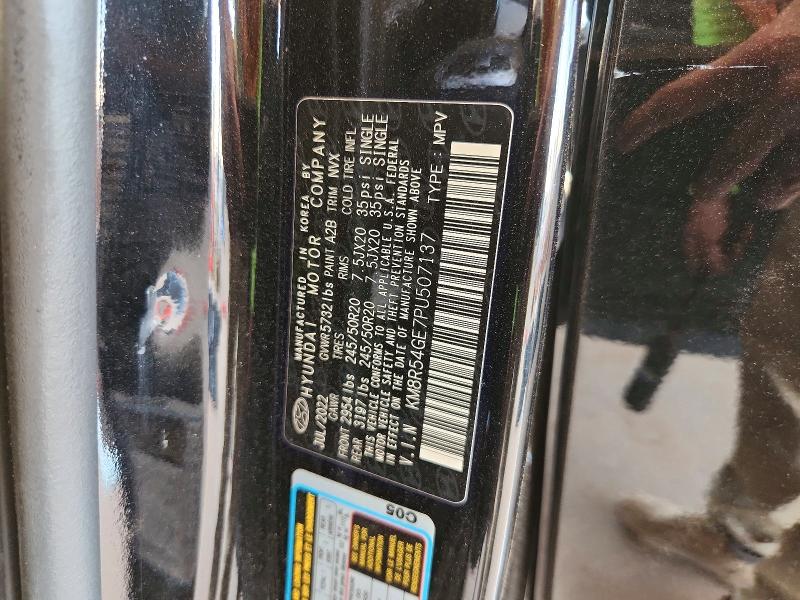 59877896 :رقم المزاد ، KM8R54GE7PU507137 vin ، 2023 Hyundai Palisade مزاد بيع