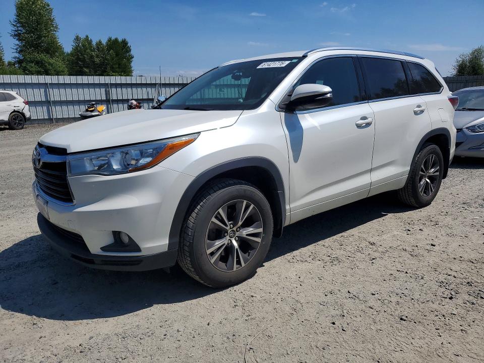61421776 :رقم المزاد ، 5TDJKRFH6GS349848 vin ، 2016 Toyota Highlander مزاد بيع