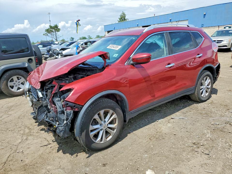Aukcja sprzedaży 2016 Nissan Rogue, vin: KNMAT2MV6GP699634, numer aukcji: 60064006