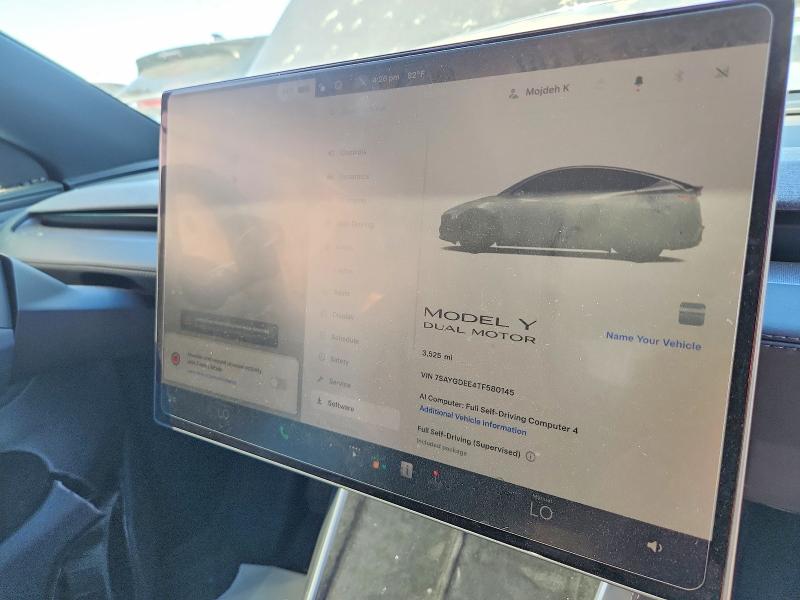 60131106 :رقم المزاد ، 7SAYGDEE4TF580145 vin ، 2026 Tesla Model Y مزاد بيع