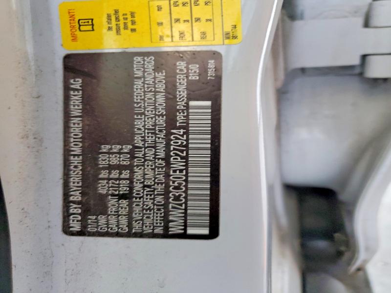 2014 Mini Cooper მანქანა იყიდება აუქციონზე, vin: WMWZC3C50EWP27924, აუქციონის ნომერი: 61901116