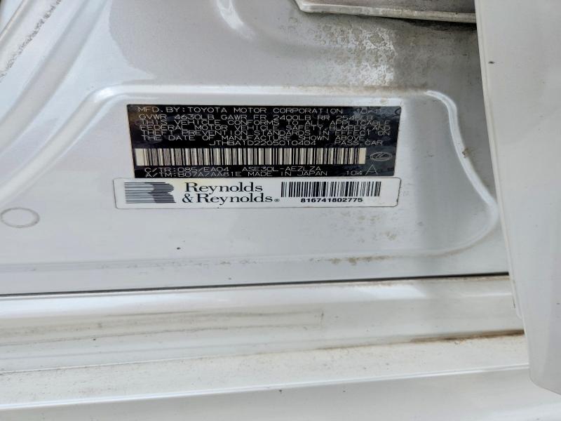 Продажа на аукционе авто 2016 Lexus Is, vin: JTHBA1D22G5010404, номер лота: 59626286