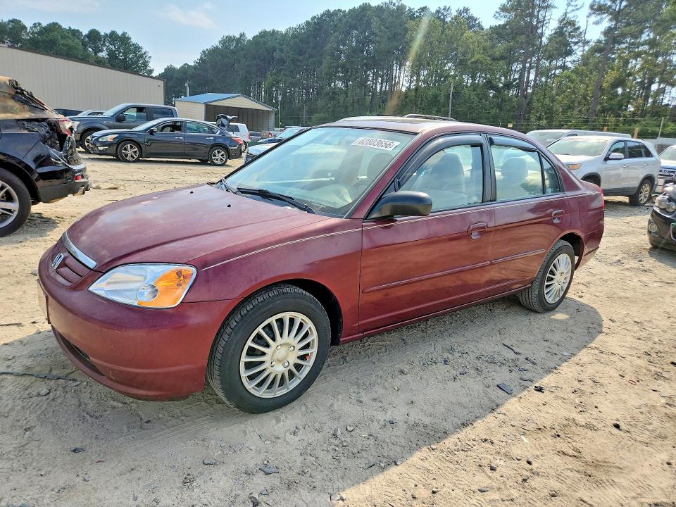 Продаж на аукціоні авто 2003 Honda Civic, vin: 2HGES26773H537918, номер лоту: 62803656