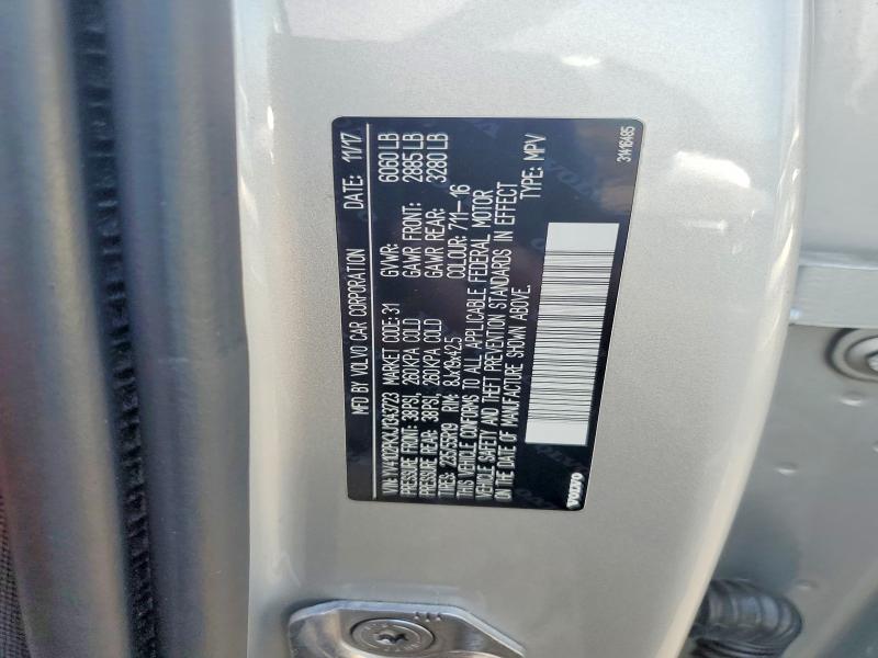 Aukcja sprzedaży 2018 Volvo Xc90, vin: YV4102PKXJ1343723, numer aukcji: 61881846
