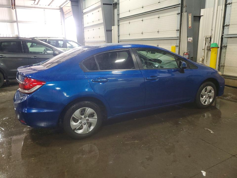 Auction sale of the 2013 Honda Civic, vin: 19XFB2F55DE067791, lot number: 76293455