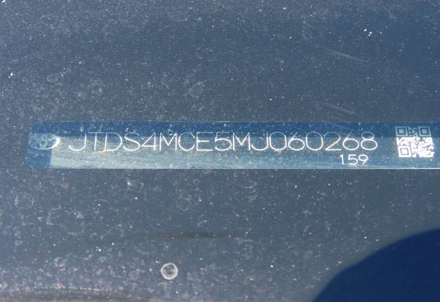 63233856 :رقم المزاد ، JTDS4MCE5MJ060268 vin ، 2021 Toyota Corolla مزاد بيع