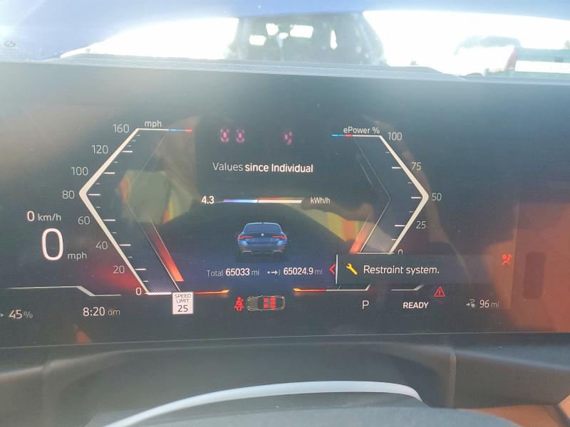 60844146 :رقم المزاد ، WBY33AW06PFN54795 vin ، 2023 Bmw I4 مزاد بيع