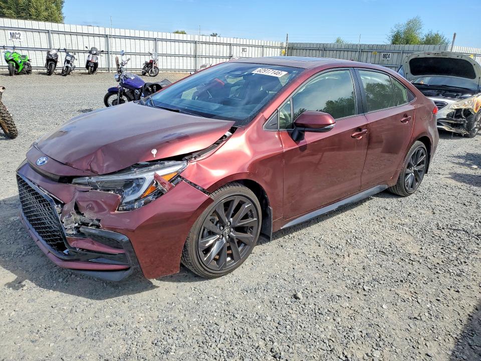 Auction sale of the 2023 Toyota Corolla Hybrid, vin: JTDBDMHE8PJ003625, lot number: 62917146