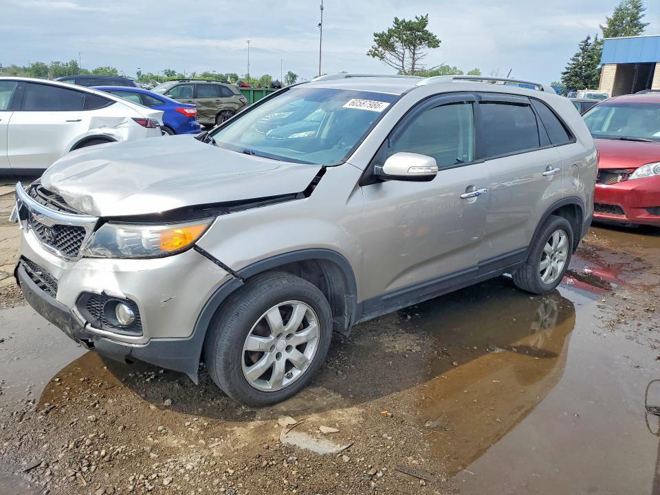 2013 Kia Sorento მანქანა იყიდება აუქციონზე, vin: 5XYKT4A62DG391095, აუქციონის ნომერი: 60587986