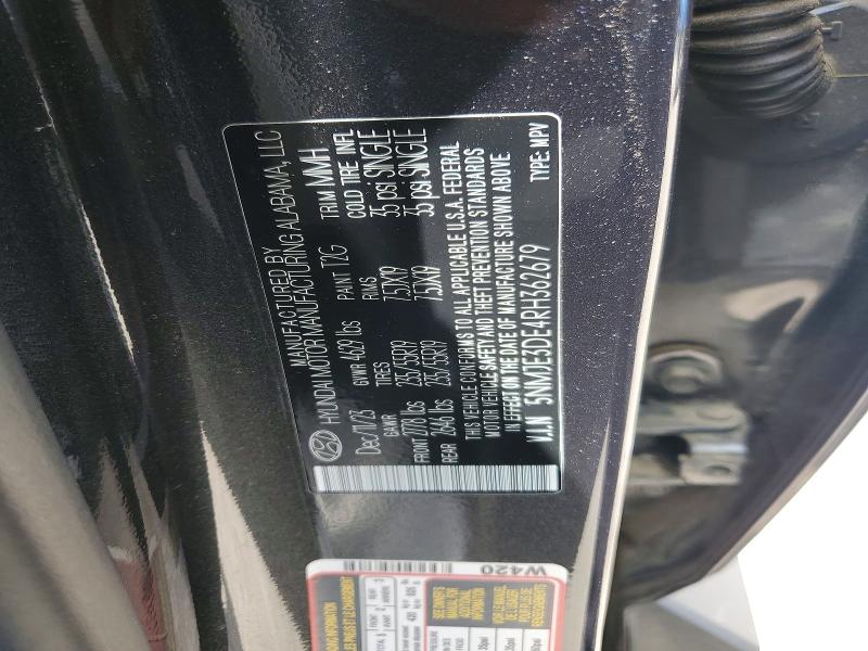 Продаж на аукціоні авто 2024 Hyundai Tucson, vin: 5NMJE3DE4RH362679, номер лоту: 61508366