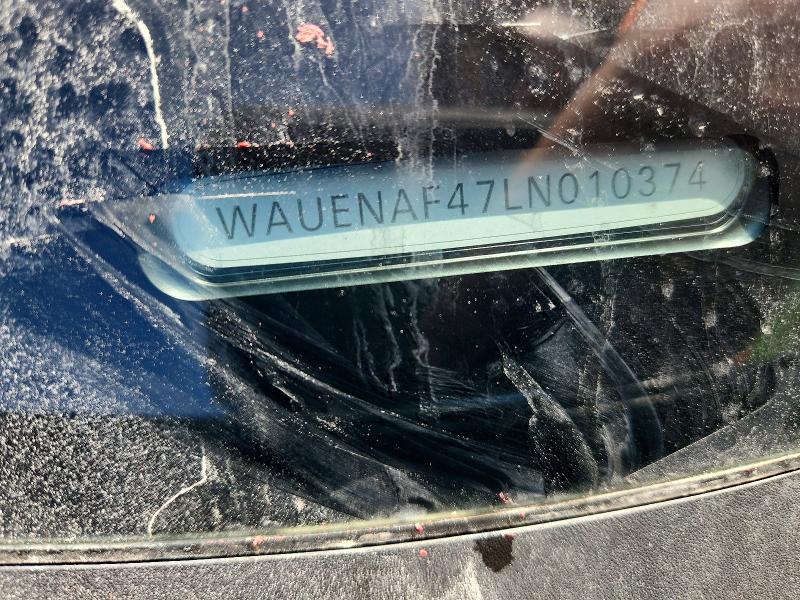 2020 Audi A4 მანქანა იყიდება აუქციონზე, vin: WAUENAF47LN010374, აუქციონის ნომერი: 85983515