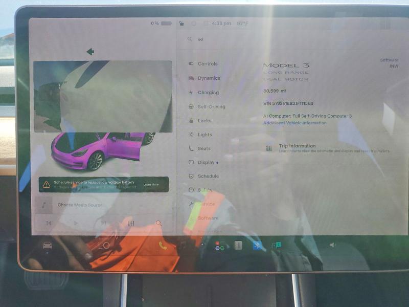 Aukcja sprzedaży 2018 Tesla Model 3, vin: 5YJ3E1EB2JF111568, numer aukcji: 59874156