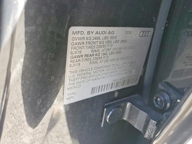 Продаж на аукціоні авто 2025 Audi Q5, vin: WA11AAGU7S2014592, номер лоту: 62980716
