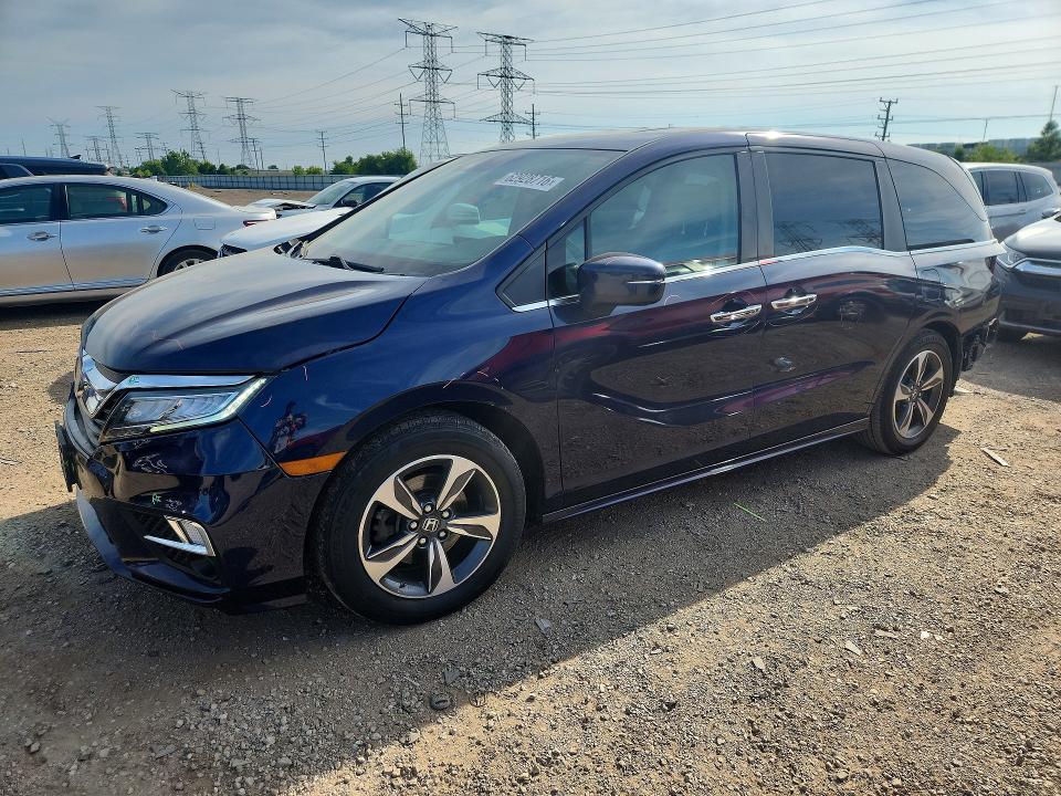 62928716 :رقم المزاد ، 5FNRL6H81KB043410 vin ، 2019 Honda Odyssey مزاد بيع