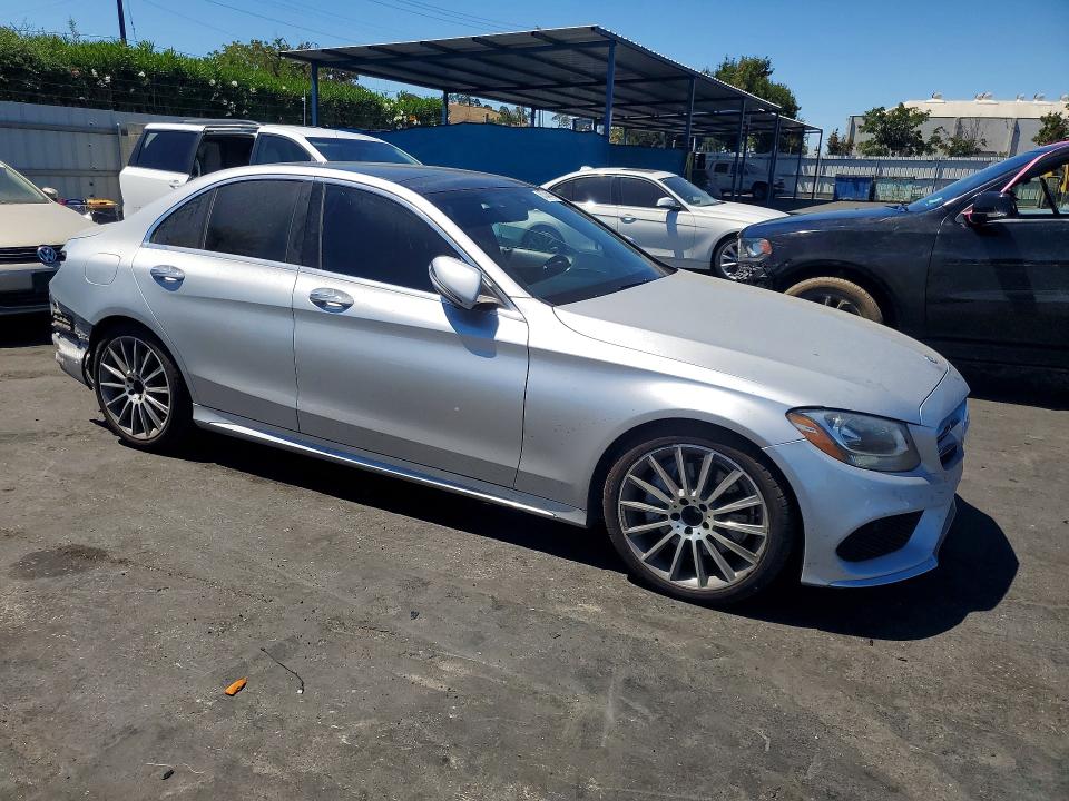 2017 Mercedes-benz C მანქანა იყიდება აუქციონზე, vin: 55SWF4JB9HU228378, აუქციონის ნომერი: 63348416