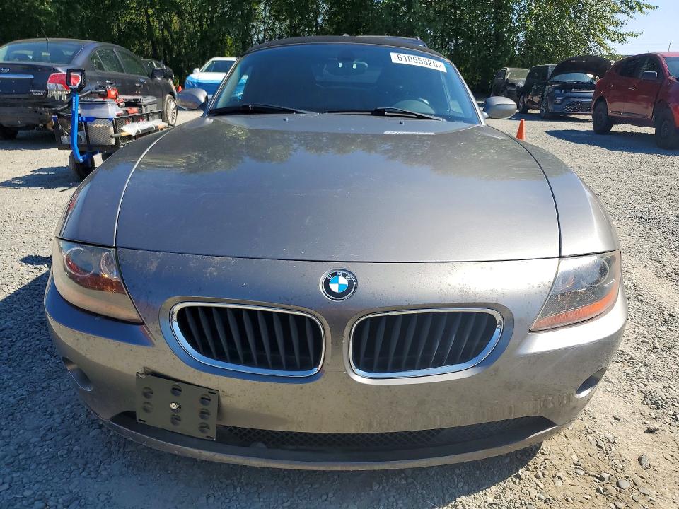 2004 Bmw Z4 მანქანა იყიდება აუქციონზე, vin: 4USBT33474LS48700, აუქციონის ნომერი: 61065826