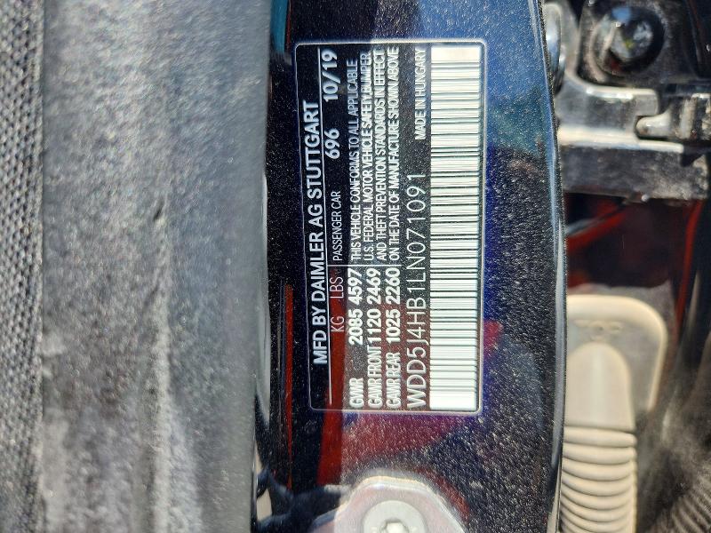 Продажа на аукционе авто 2020 Mercedes-benz Cla, vin: WDD5J4HB1LN071091, номер лота: 59638316