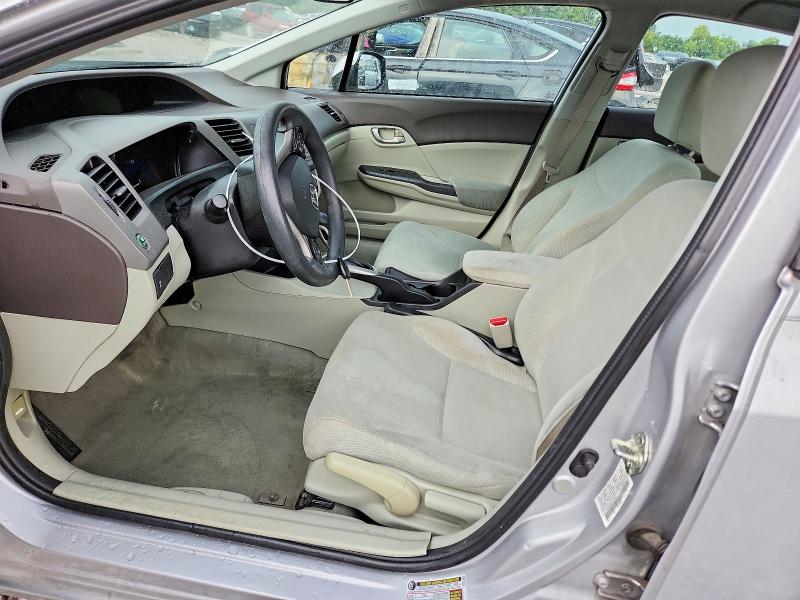 Продаж на аукціоні авто 2012 Honda Civic, vin: 19XFB2F59CE107546, номер лоту: 59261136