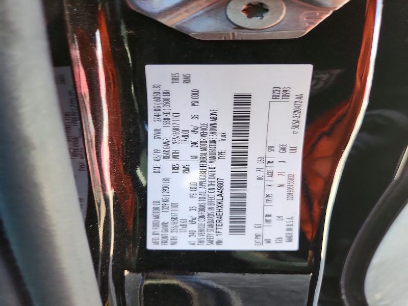 Auction sale of the 2019 Ford Ranger, vin: 1FTER4EHXKLA49807, lot number: 61376126