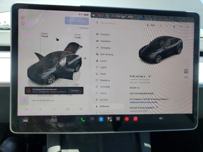60650306 :رقم المزاد ، 7SAYGDEE8PA153151 vin ، 2023 Tesla Model Y مزاد بيع