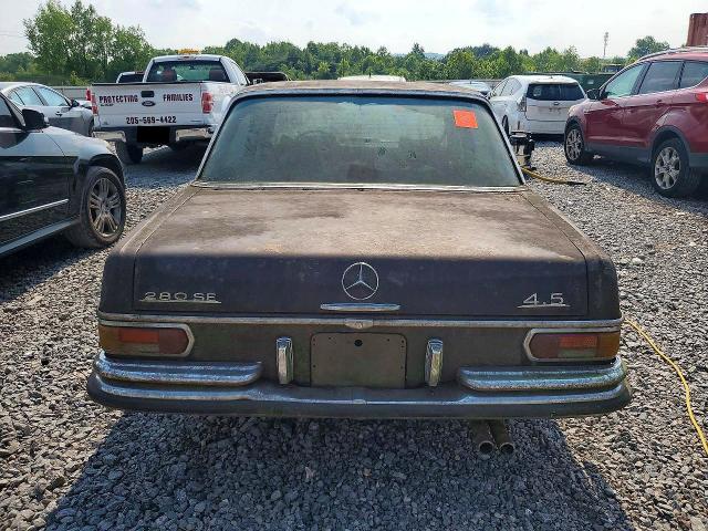 1972 Mercedes-benz 280 Se მანქანა იყიდება აუქციონზე, vin: 10806712008533, აუქციონის ნომერი: 63243476