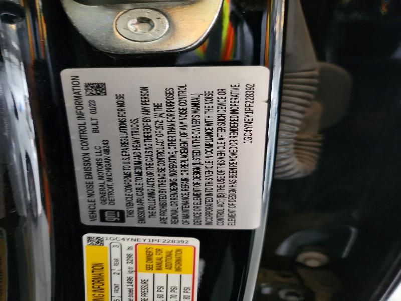 Aukcja sprzedaży 2023 Chevrolet Silverado, vin: 1GC4YNEY1PF228392, numer aukcji: 61624716