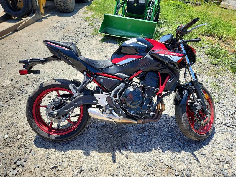 59690256 :رقم المزاد ، ML5EREN15RDAD2564 vin ، 2024 Kawasaki Er650 مزاد بيع