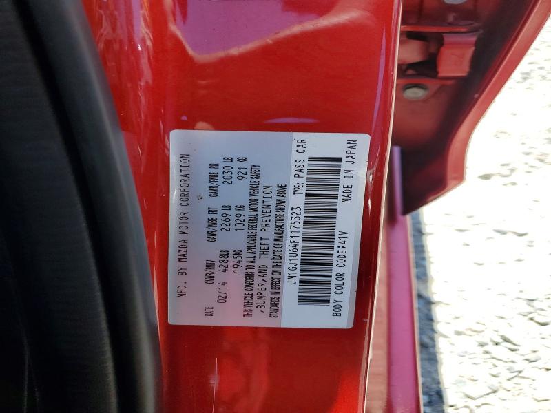 2015 Mazda 6 მანქანა იყიდება აუქციონზე, vin: JM1GJ1U64F1175323, აუქციონის ნომერი: 59913766