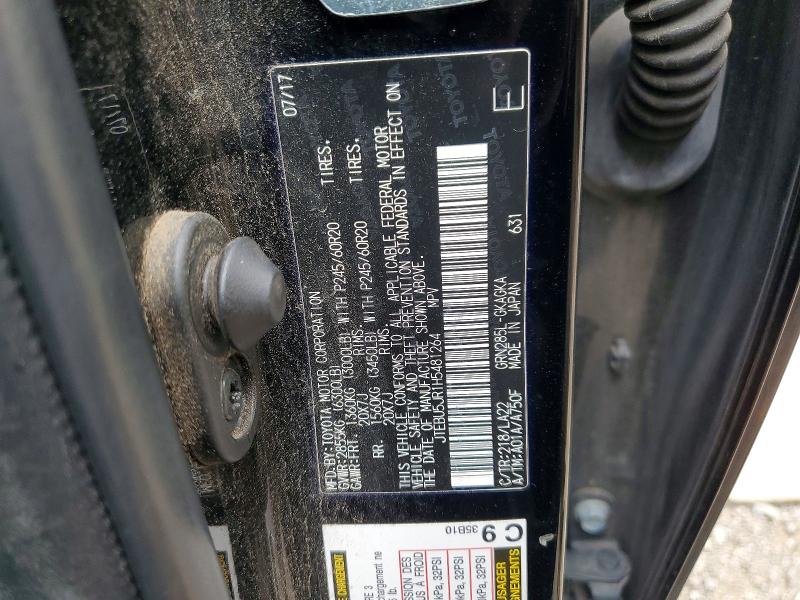 Продажа на аукционе авто 2017 Toyota 4runner, vin: JTEBU5JR1H5481264, номер лота: 60785906